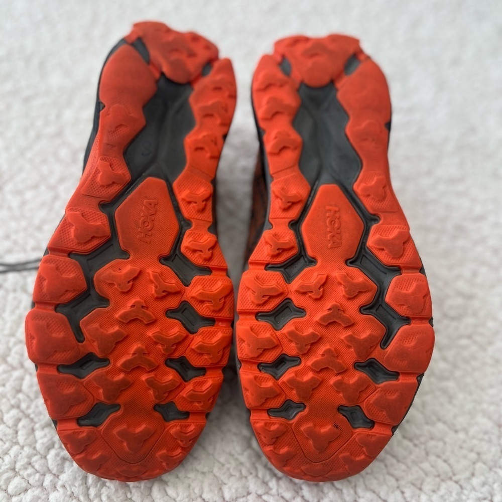 Hoka Athletic Shoes - Orange and Gray - Picture 6 of 16